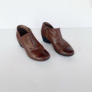 Dansko Raina Burnished Ankle Booties Chestnut Size 37